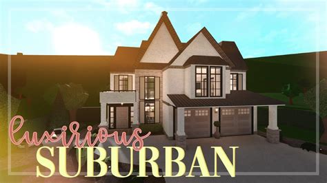 Suburban Roblox Bloxburg Mansion