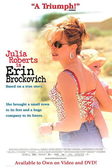 Erin Brockovich Movie Poster 27x40 Used Julia Roberts Film Movie, See ...