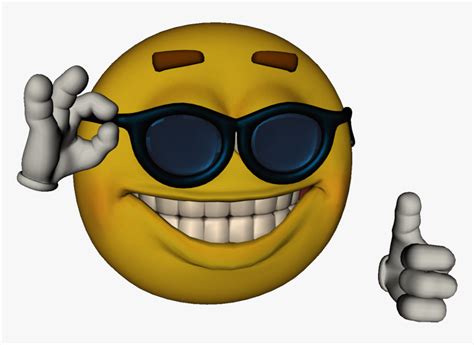 Cool guy emoji Blank Template - Imgflip