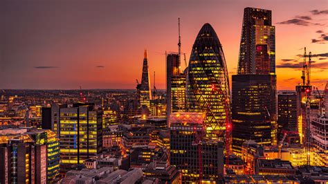 London Dusk Cityscape 4K Wallpapers | HD Wallpapers | ID #29726