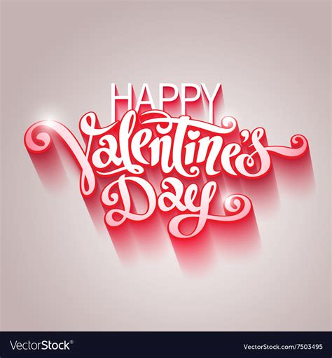 Valentine day postcard Royalty Free Vector Image