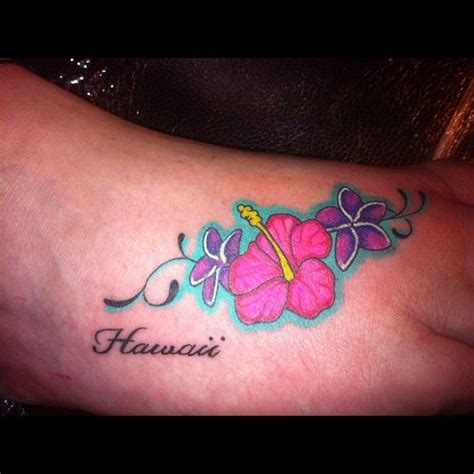 Hibiscus and plumeria flower tattoo Plumeria Flower Tattoos, Tribal ...