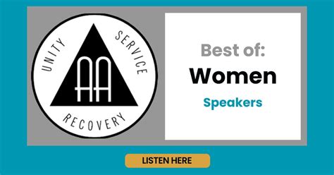 Speakers: Best Women AA Speakers