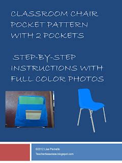 The Lower Elementary Cottage: Classroom Chair Pocket Pattern