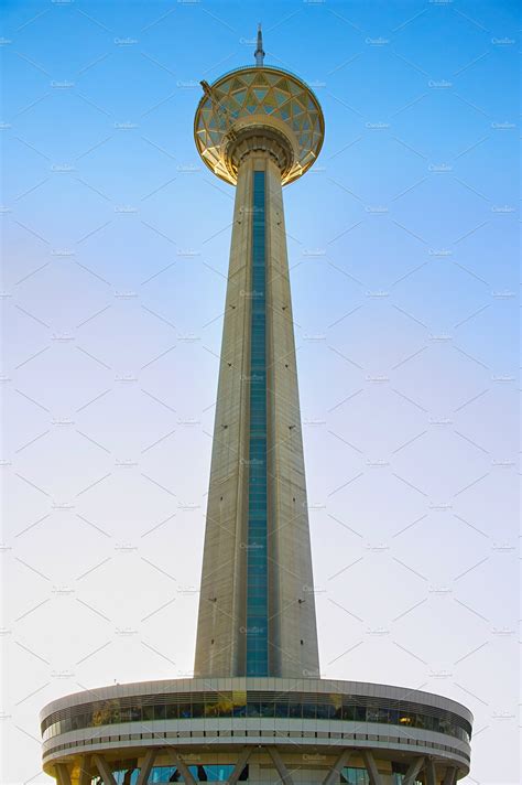 Milad Tower close-up. Tehran, Iran | Architecture Stock Photos ...