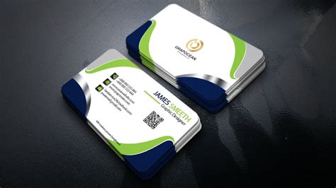 Professional Business Cards Design and size in Photoshop - YouTube