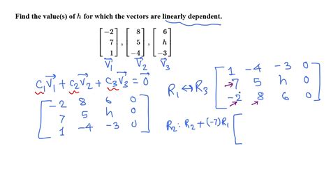 Linearly Dependent And Independent Vectors Examples - Photos