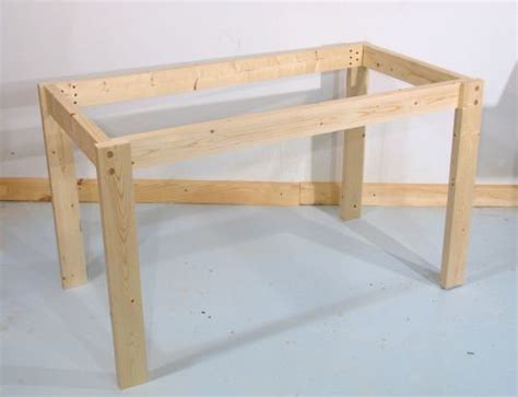 Simple table frame. | Build a table, Diy furniture bedroom, Table frame