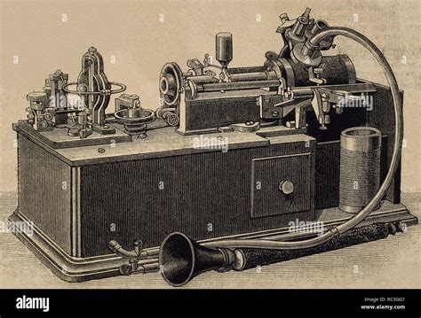 Phonograph cylinder edison hi-res stock photography and images - Alamy