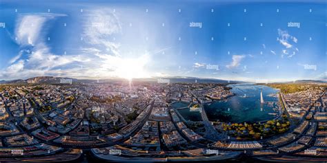 360 °-Ansicht auf Genfer Altstadt 20 Gigapixel Panorama 360 Panorama ...