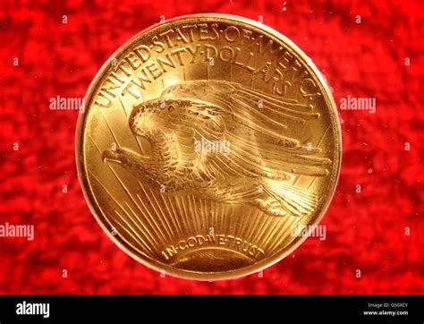 A 1933 Double Eagle coin, which will be exhibited at Goldsmith's Hall ...