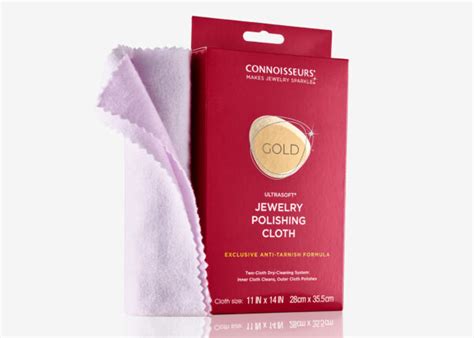 Ultrasoft® Gold Jewelry Polishing Cloth - Connoisseurs Jewelry Cleaner