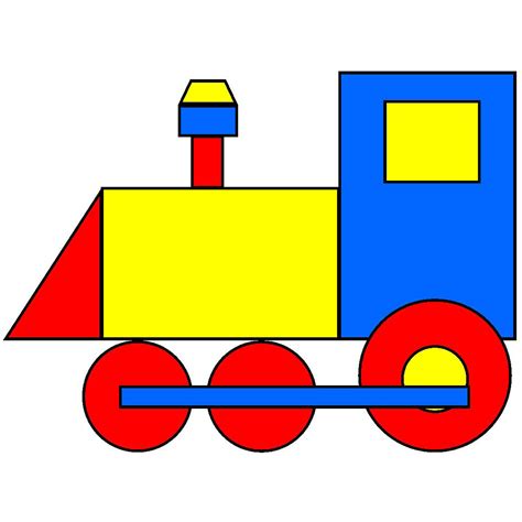 Clip Art: Basic Shapes: Train | Clipart Panda - Free Clipart Images