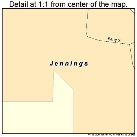 Jennings Florida Street Map 1235525