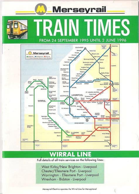 Merseyrail Wirral Line Timetable From 24th September 1995 … | Flickr