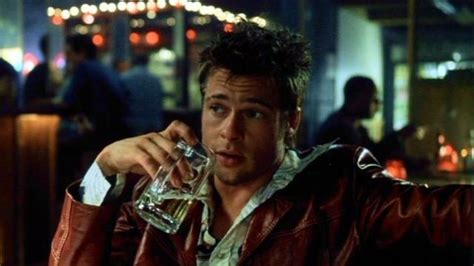 Tyler Durden Leather Jacket, Fight Club Brad Pitt Tyler Durden Genuine ...