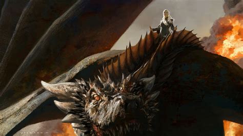 Drogon Game Of Thrones 4K Wallpaper