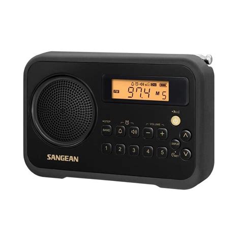 Sangean AM/FM Clock Portable Digital Radio in the Boomboxes & Radios ...