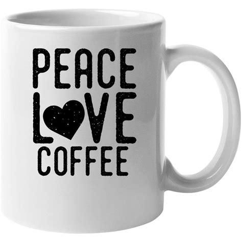 Peace Love Coffee Mug | Peace and love, Mugs, Coffee mugs