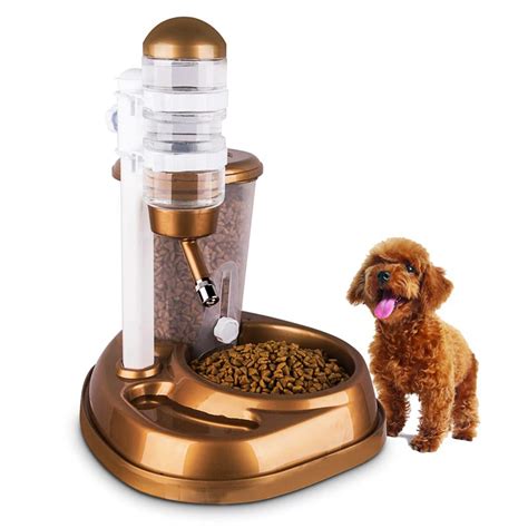 2 in 1 Pet Automatic Drinking Fountain Large Capacity Cat Dog Rabbit ...