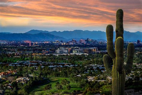 Downtown Phoenix Skyline from Phoenix Mountains Preserve | Club ...