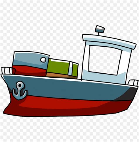 Cartoon Boat Png - Cargo Ship Cartoon PNG Transparent With Clear ...