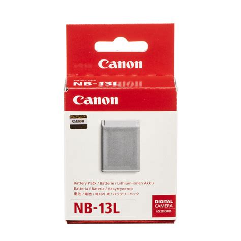 Canon NB-13L Lithium-Ion Battery Pack (3.6V 1250mAh) - The Camera Exchange