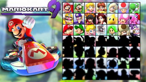 Mario Kart 9 Characters