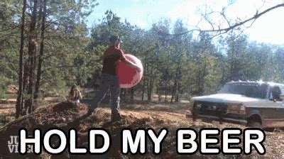 Hold My Beer GIF - Bounce Fail Hold My Beer Bump - Discover & Share GIFs