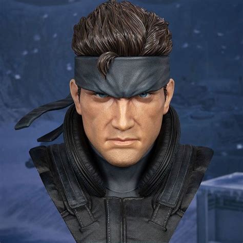 Metal Gear Solid: Solid Snake Metal Gear Solid 1/1 Life-Size Bust by ...