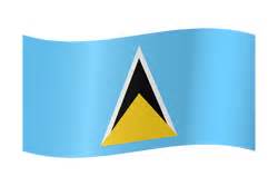 Saint Lucia flag vector - Country flags