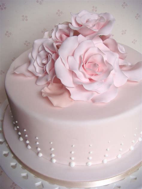 Pastel pink rose petal cake | Rose petal cake, Petal cake, Elegant ...