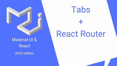 React & Material UI #19: Tabs + Tabs with React Router - YouTube