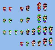 Finalizling SMW Beta Prototype Luigi Idle Sprites by Abbysek on DeviantArt