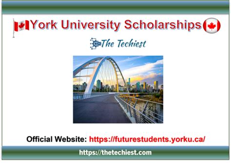 York University Scholarships | Fully Funded | Canada - TheTechiest