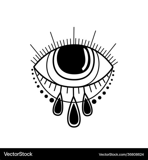 Evil eye Royalty Free Vector Image - VectorStock