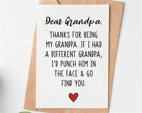 Funny Grandpa Birthday Card, Grandpa Birthday Gift, Grandpa Christmas ...