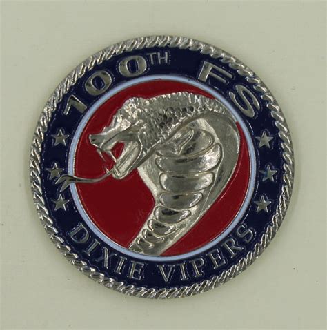 100th Fighter Squadron Dixie Vipers Air Force Challenge Coin – Rolyat ...