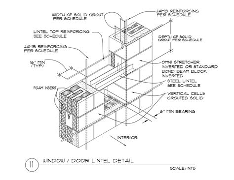 Window / Door Lintel 12 x 8 x 16 - Omniblock