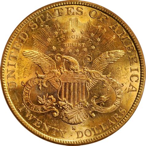 Value of 1896-S $20 Liberty Double Eagle | Sell Rare Coins