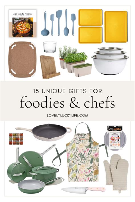 15-Unique-Gifts-for-Foodies-Chefs - Lovely Lucky Life