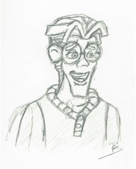 Disney Atlantis Milo Sketch by vdBurg on DeviantArt