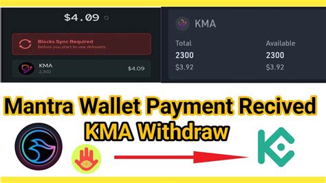 Manta Wallet $KMA TOKEN Payment Received || How To Withdraw Your Token ...