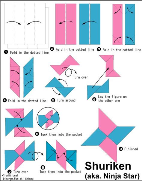 origami throwing stars...they already know how to make them, I need to ...