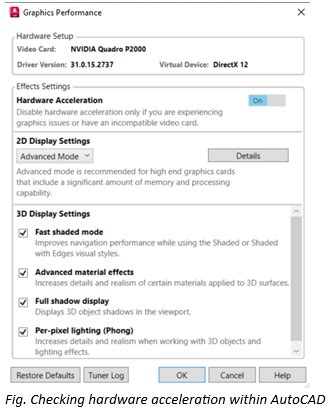 AutoCAD 2024 – Configuring AutoCAD, and maximising performance ...