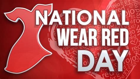 Friday, Feb. 2, is National Wear Red Day to raise awareness of heart ...