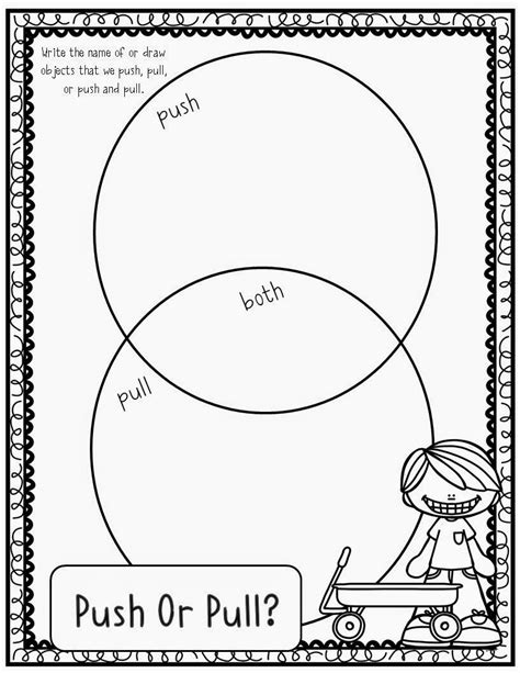 Push And Pull Worksheets For Kindergarten - worksheeta