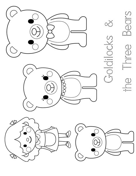 Goldilocks And The Three Bears Printables