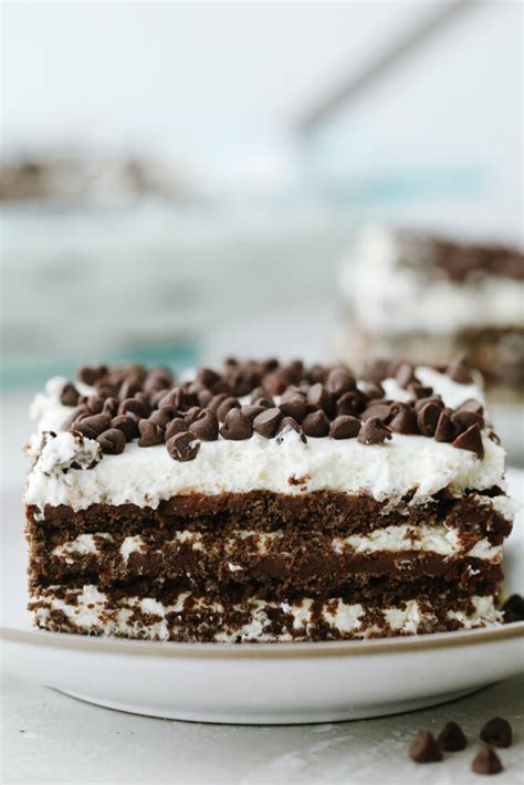 Chocolate Icebox Cake - Yummy Recipe