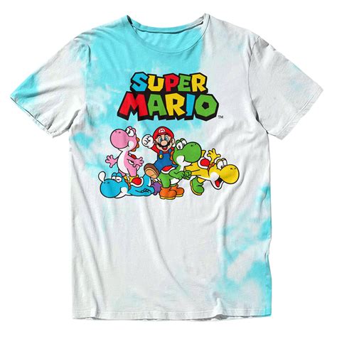 Super Mario Yoshi Tie Dye Unisex Short Sleeve T-Shirt | GameStop